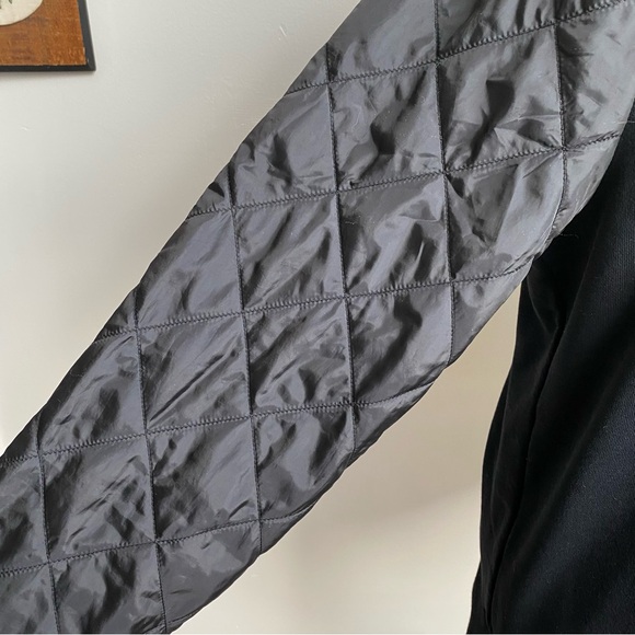 French Connection Quilted Sleeve Sweatshirt - Picture 3 of 13